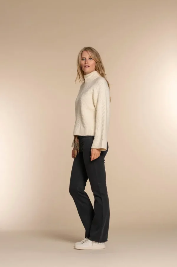 Vrouwen Geisha Fashion Geisha Dames Kabeltrui 34882-43 Off-White