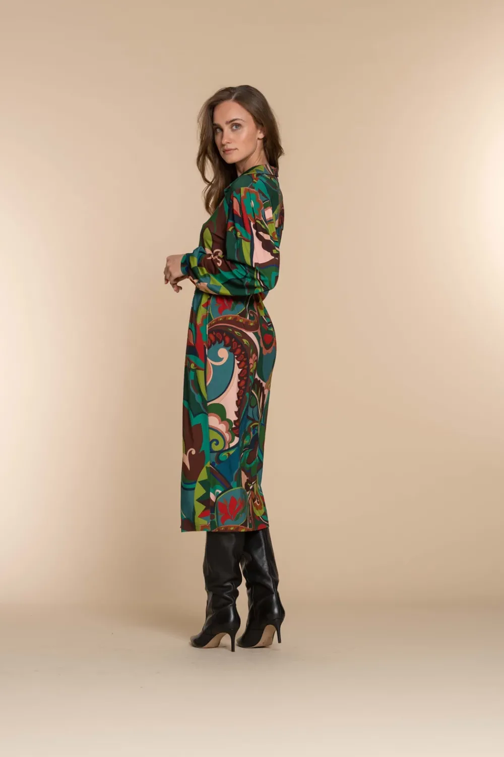 geisha_dames_kleurrijke_b_4-2.webp Vrouwen Geisha Fashion Geisha Dames Kleurrijke Blouse Jurk 37600-20 Emerald