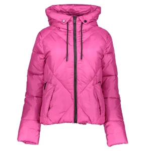 Vrouwen Geisha Fashion Geisha Dames Korte Puffer Jas 38565-21 Fuchsia