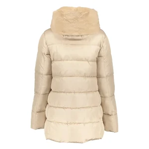 Vrouwen Geisha Fashion Geisha Dames Korte Puffer Jas 38571-21 Sand