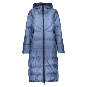 Vrouwen Geisha Fashion Geisha Dames Lange Puffer Jas 38568-21 Blue