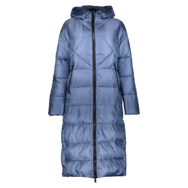 Vrouwen Geisha Fashion Geisha Dames Lange Puffer Jas 38568-21 Blue