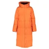 Vrouwen Geisha Fashion Geisha Dames Lange Puffer Jas 38563-21 Oranje
