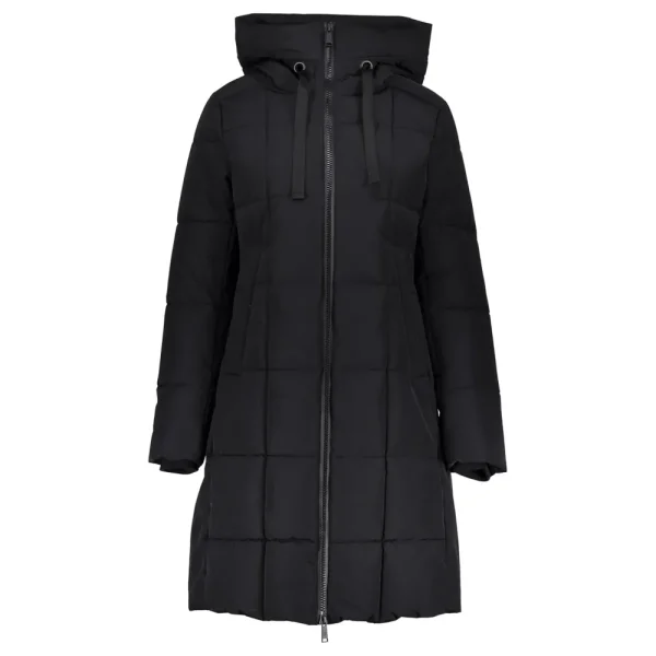 Vrouwen Geisha Fashion Geisha Dames Lange Puffer Jas 38534-12 Zwart