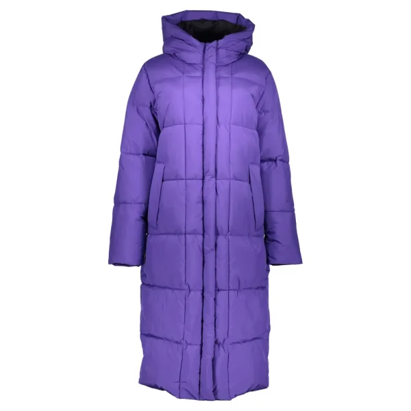 Vrouwen Geisha Fashion Geisha Dames Lange Puffer Jas 38563-21 Paars