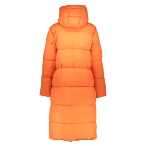 Vrouwen Geisha Fashion Geisha Dames Lange Puffer Jas 38563-21 Oranje