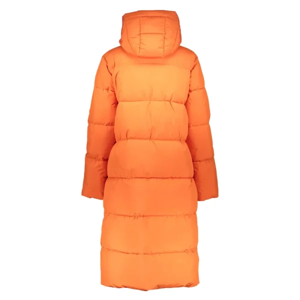 Vrouwen Geisha Fashion Geisha Dames Lange Puffer Jas 38563-21 Oranje