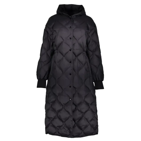 Vrouwen Geisha Fashion Geisha Dames Lange Puffer Jas 38501-10 Zwart