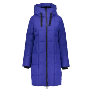 Vrouwen Geisha Fashion Geisha Dames Lange Puffer Jas 38534-12 Cobalt