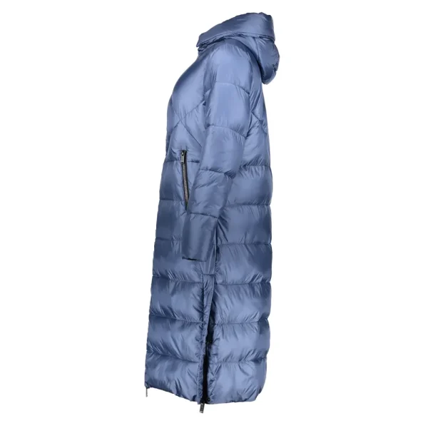 Vrouwen Geisha Fashion Geisha Dames Lange Puffer Jas 38568-21 Blue
