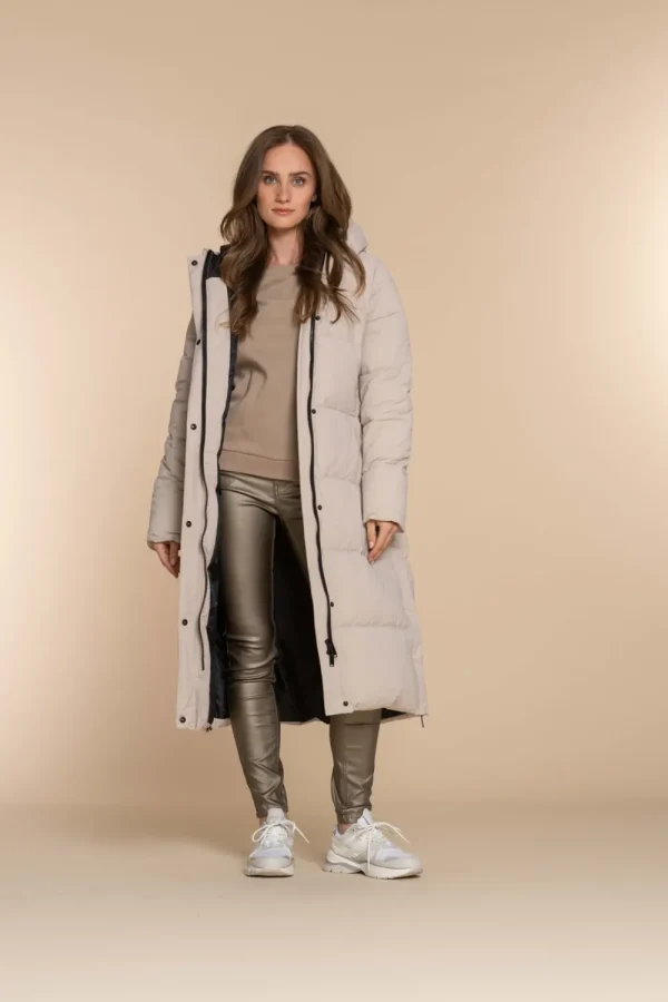 Vrouwen Geisha Fashion Geisha Dames Lange Puffer Jas 38569-21 Kit
