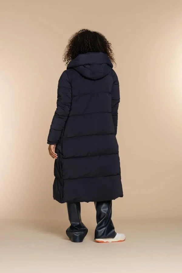 Vrouwen Geisha Fashion Geisha Dames Lange Puffer Jas 28525-21 Zwart