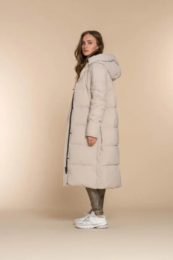 Vrouwen Geisha Fashion Geisha Dames Lange Puffer Jas 38569-21 Kit
