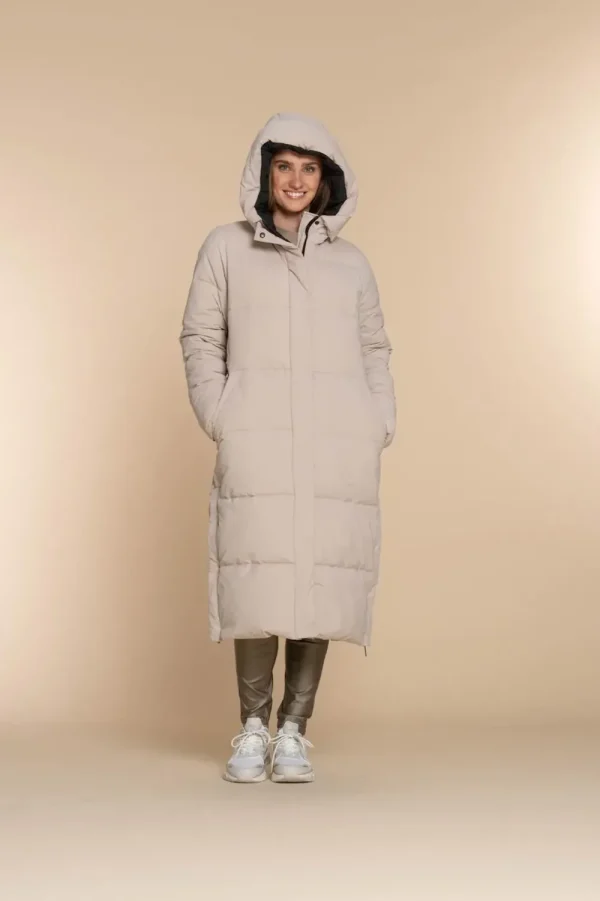 Vrouwen Geisha Fashion Geisha Dames Lange Puffer Jas 38569-21 Kit