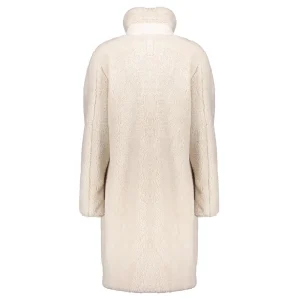 Vrouwen Geisha Fashion Geisha Dames Lange Teddy Jas 38539-12 Off-White