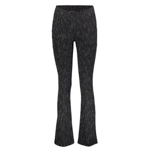 Vrouwen Geisha Fashion Geisha Dames Lurex Broek Met Strepen 31951-20 Zwart