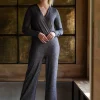 Vrouwen Geisha Fashion Geisha Dames Lurex Jumpsuit 31953-20 Zwart