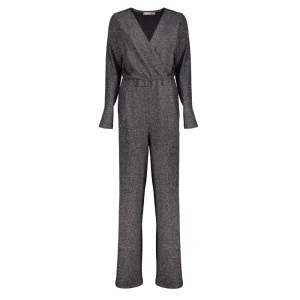 Vrouwen Geisha Fashion Geisha Dames Lurex Jumpsuit 31953-20 Zwart