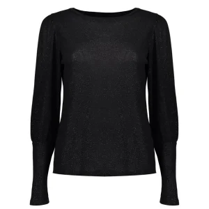 Vrouwen Geisha Fashion Geisha Dames Lurex Top 32868-24 Zwart