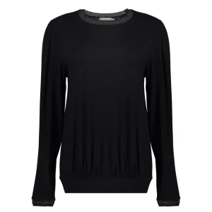 Vrouwen Geisha Fashion Geisha Dames Lurex Top 32605-41 Zwart