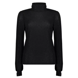 Vrouwen Geisha Fashion Geisha Dames Lurex Top 32867-24 Zwart