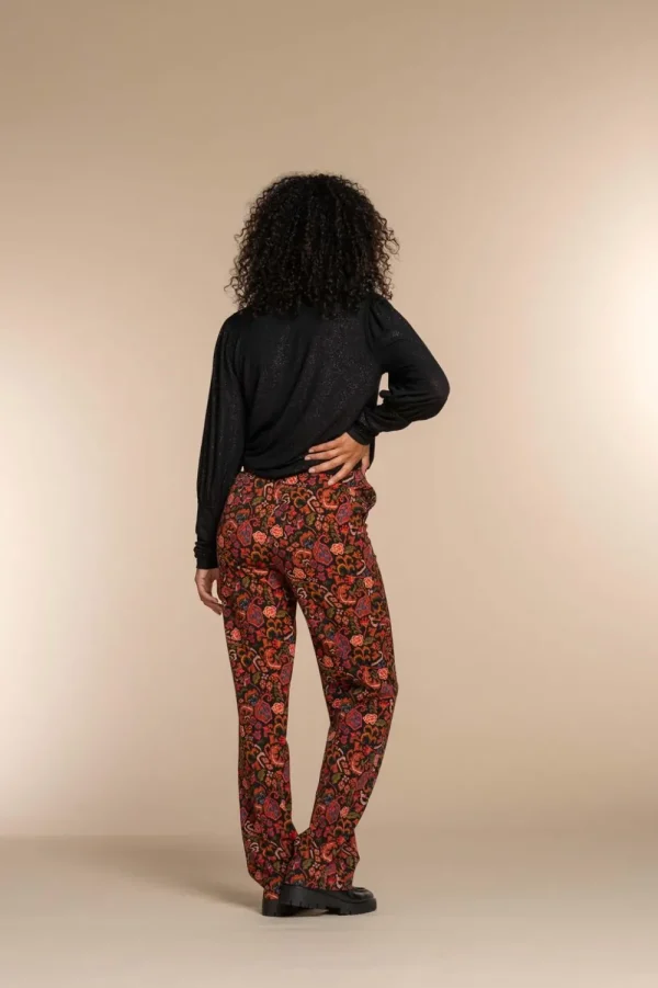 Vrouwen Geisha Fashion Geisha Dames Lurex Top 32868-24 Zwart