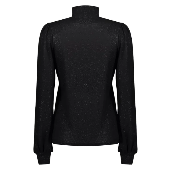 Vrouwen Geisha Fashion Geisha Dames Lurex Top 32867-24 Zwart