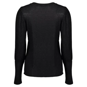 Vrouwen Geisha Fashion Geisha Dames Lurex Top 32868-24 Zwart