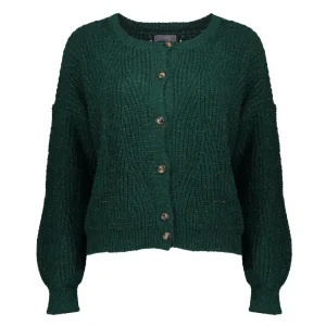 Vrouwen Geisha Fashion Geisha Dames Lurex Vest 34843-70 Forest Green
