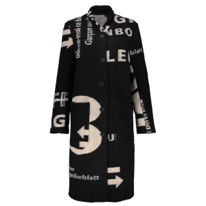 Vrouwen Geisha Fashion Geisha Dames Manteljas Met Print 38583-70 Zwart