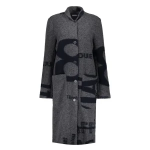 Vrouwen Geisha Fashion Geisha Dames Manteljas Met Print 38583-70 Grijs