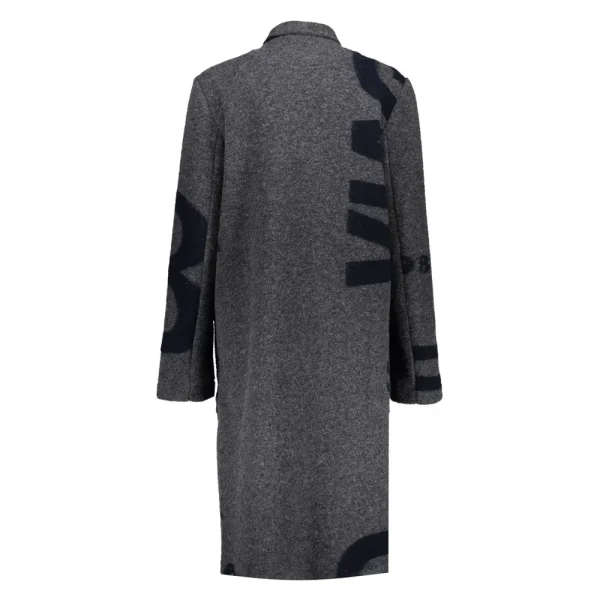 Vrouwen Geisha Fashion Geisha Dames Manteljas Met Print 38583-70 Grijs