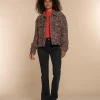 Vrouwen Geisha Fashion Geisha Dames Oversized Tweed Jasje 35515-10 Anthracite