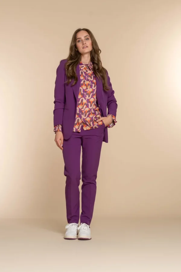 Vrouwen Geisha Fashion Geisha Dames Pantalon 31568-32 Paars
