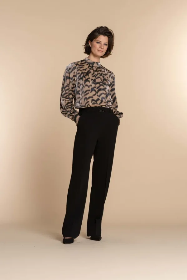 Vrouwen Geisha Fashion Geisha Dames Pantalon 31527-10 Zwart