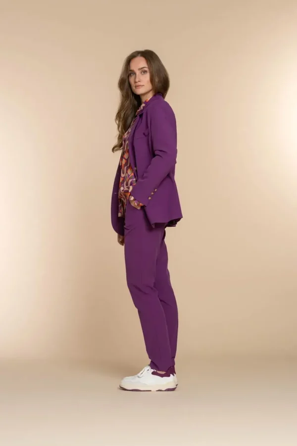 Vrouwen Geisha Fashion Geisha Dames Pantalon 31568-32 Paars