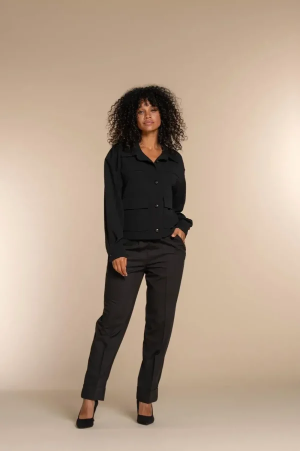 Vrouwen Geisha Fashion Geisha Dames Pantalon Met Naad 31525-10 Zwart