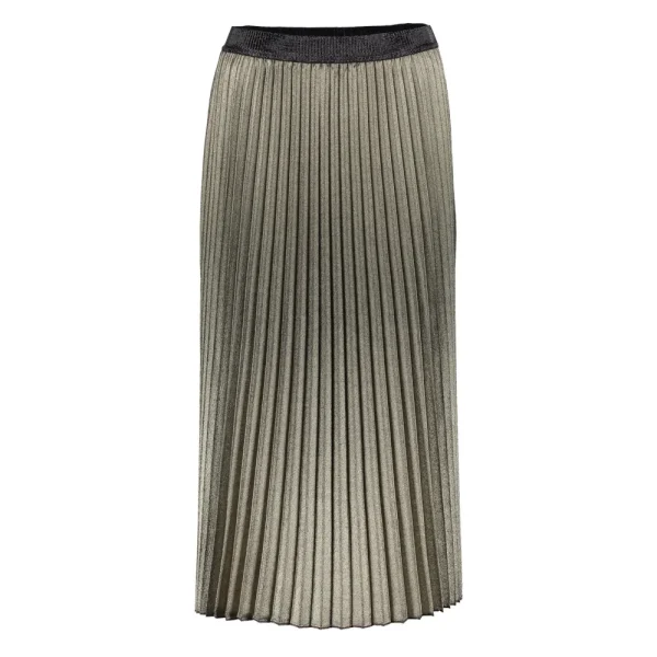 Vrouwen Geisha Fashion Geisha Dames Plisse Rok 36509-10 Bronze