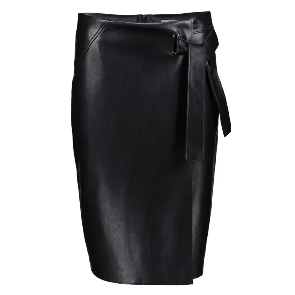 Vrouwen Geisha Fashion Geisha Dames Pu Kokerrok 36530-19 Zwart