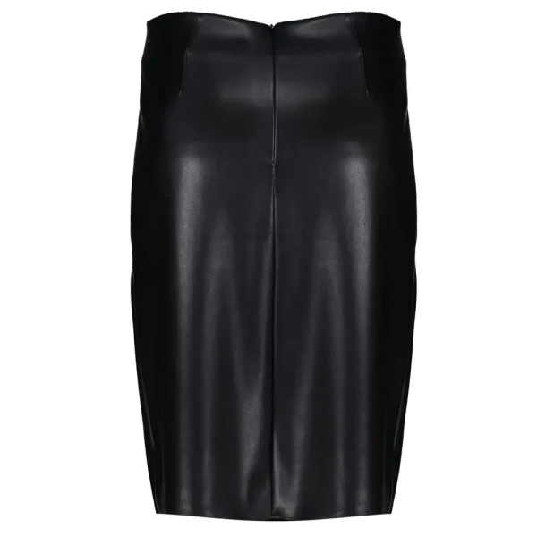 Vrouwen Geisha Fashion Geisha Dames Pu Kokerrok 36530-19 Zwart