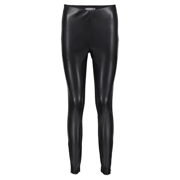 Vrouwen Geisha Fashion Geisha Dames Pu Leren Broek 31524-10 Zwart