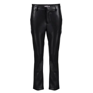 Vrouwen Geisha Fashion Geisha Dames Pu Leren Broek 31562-19 Zwart