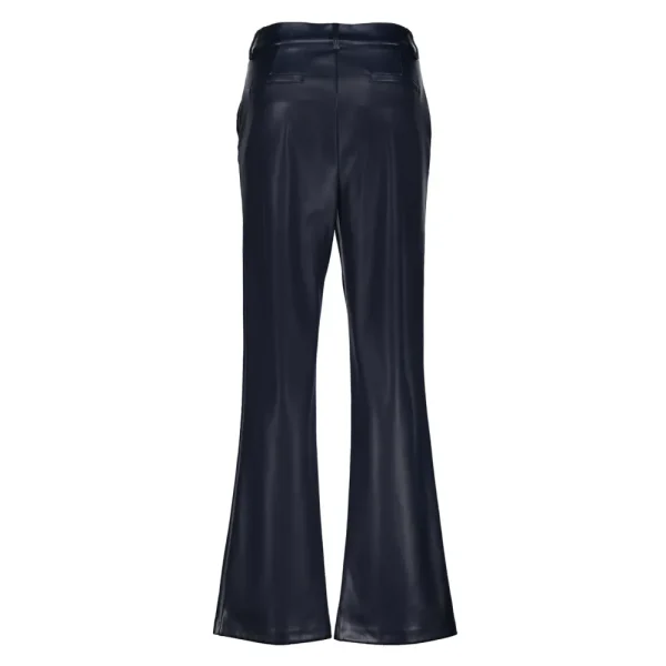 Vrouwen Geisha Fashion Geisha Dames Pu Leren Broek 31561-19 Navy
