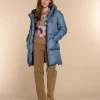 Vrouwen Geisha Fashion Geisha Dames Puffer Jas 38560-21 Blue