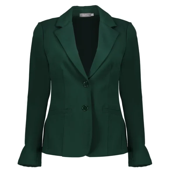 Vrouwen Geisha Fashion Geisha Dames Punto Blazer 35825-71 Forest Green