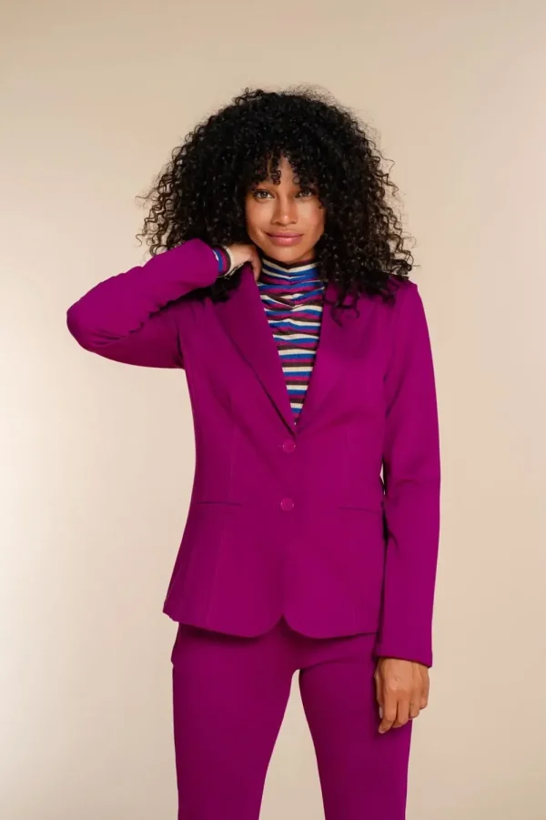 Vrouwen Geisha Fashion Geisha Dames Punto Blazer 35825-71 Cyclame