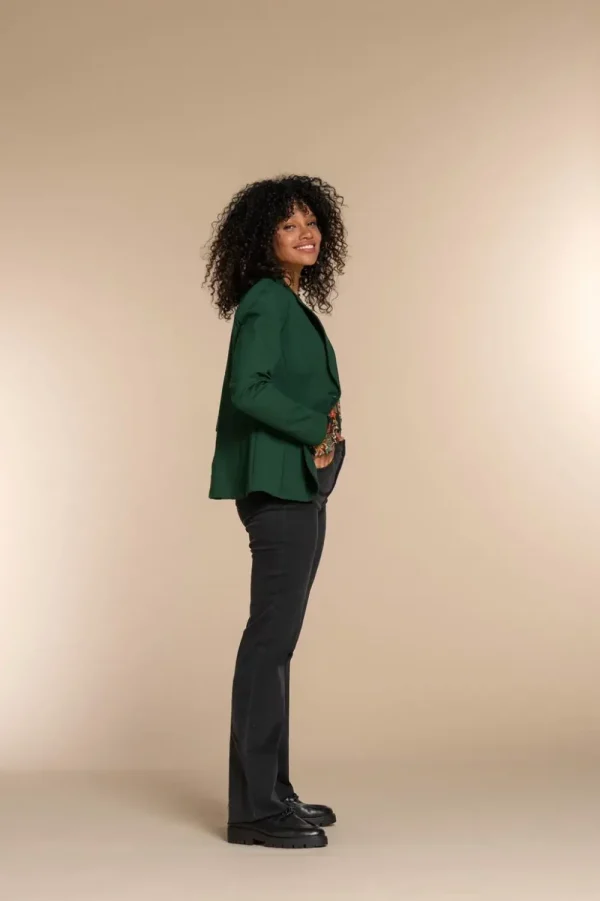 Vrouwen Geisha Fashion Geisha Dames Punto Blazer 35825-71 Forest Green
