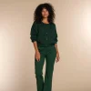 Vrouwen Geisha Fashion Geisha Dames Punto Pantalon 31835-71 Forest Green