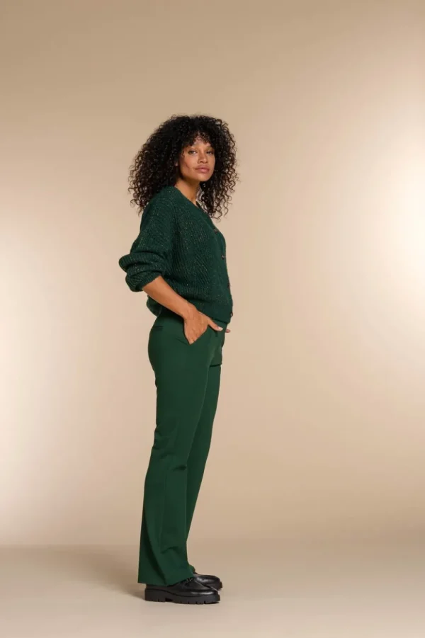 Vrouwen Geisha Fashion Geisha Dames Punto Pantalon 31835-71 Forest Green
