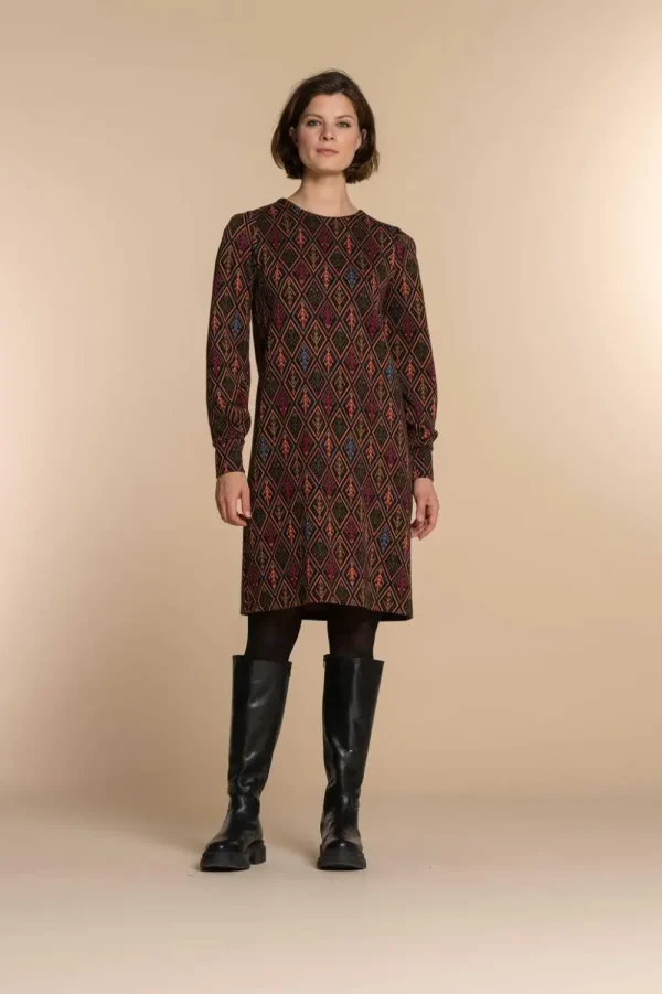 Vrouwen Geisha Fashion Geisha Dames Rechtvallende Jurk 37638-20 Zwart